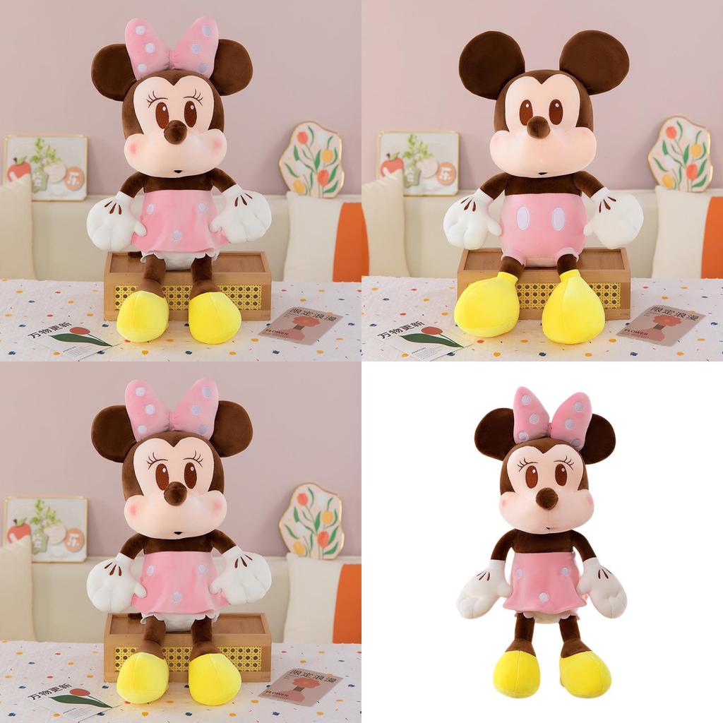 Peluche di Topolino e Minnie con Imbottitura in Cotone PP per Regalo