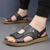 Sandals men's 2025 new summer wear cool slippers men's soft-soled dad shoes driving beach shoes