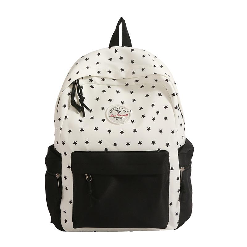 Schoolbag Sweet Mori Backpack Fresh Versatile Printed Backpack Simple Lightweight Large Capacity Student School Bag Casual
