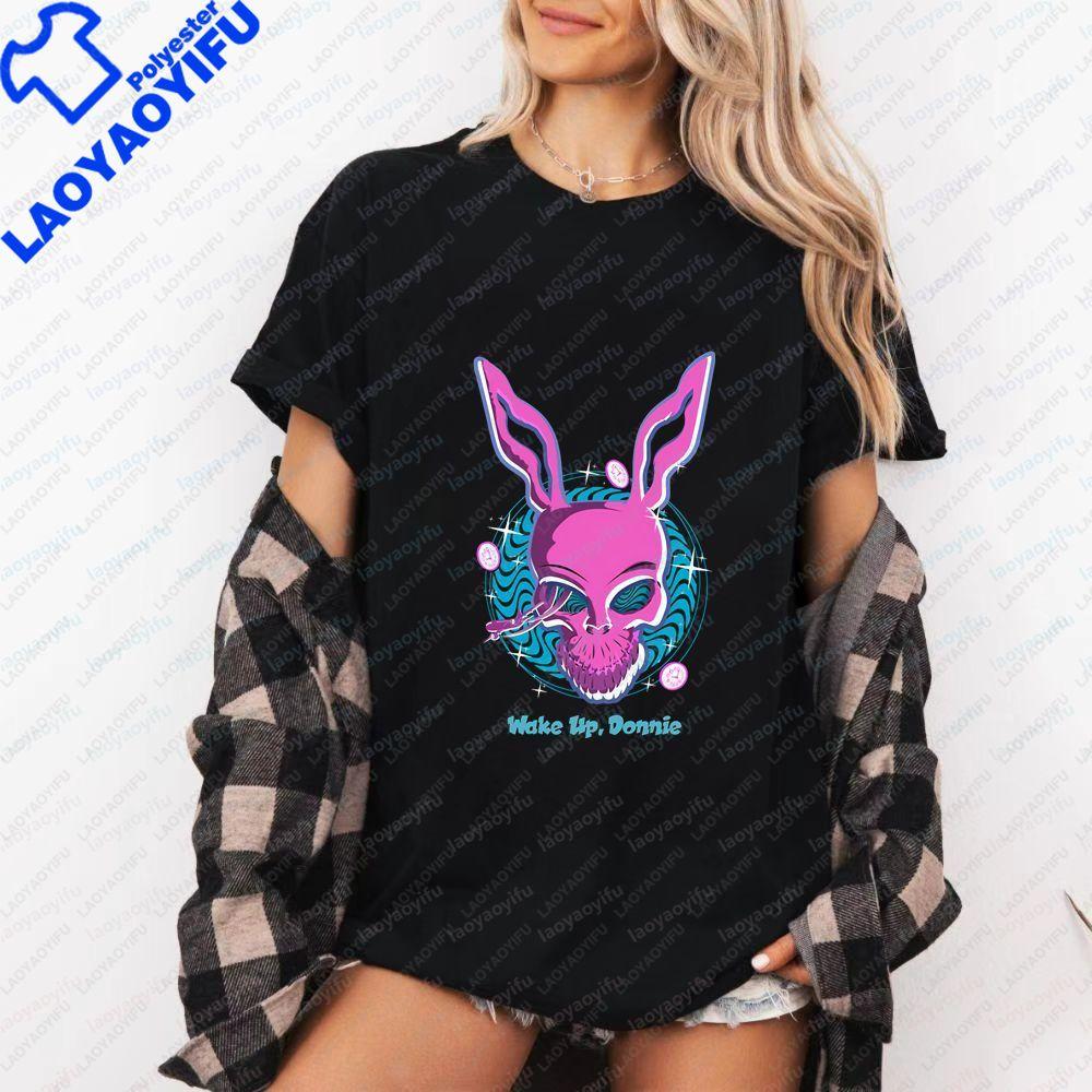 Donnie Darko Summer Trend Urban Casual ShortSleeved Unisexs and WoUnisexs Universal Pattern LargeSized Comfortable TShirt