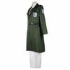 Attack on Titan Cosplay Anime Stagione 4 Corpo di Ricerca Eren Jager Armin Arlert Giacca Verde Scuro Costumi di Halloween per Donne Uomini