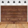 Wood Backdrop for Food Baby Portrait Photography Backdrops White Brown Wooden Board Plank Background for Party Decor Custom