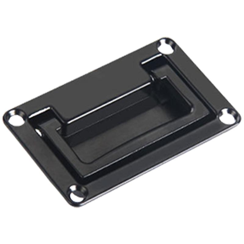 Rechteckiger Einbau-Griff Griff Zinklegierung Paneel Klappgriff Moderner Möbelgriff Beschläge für Truhe Koffer