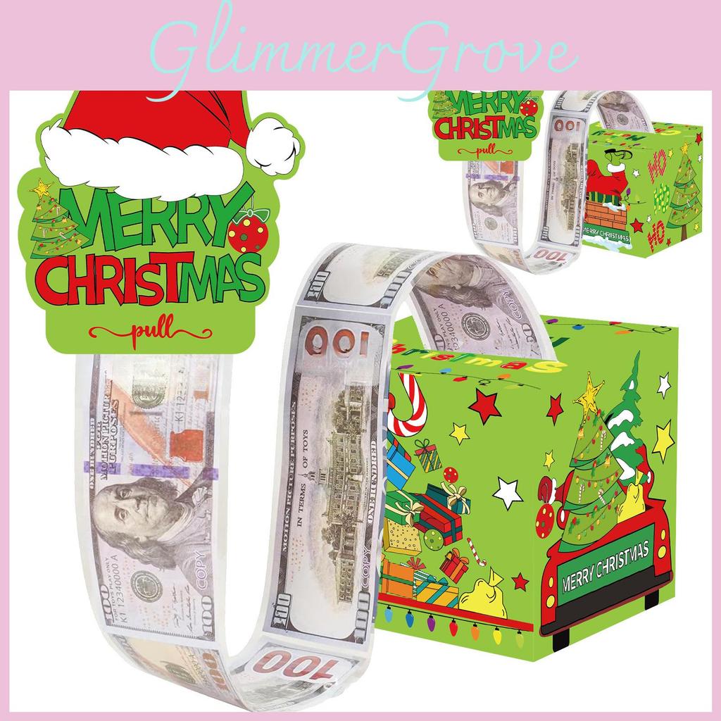 Green Grinch Christmas Party Decor Gift Box With Paper Material For Holiday Celebrations