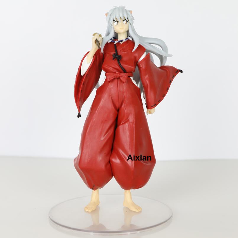 20cm Anime Inuyasha Figure Inuyasha Kikyō Sesshoumaru Higurashi Kagome PVC Action Figure Model Toys Collectible Model Toy Gift