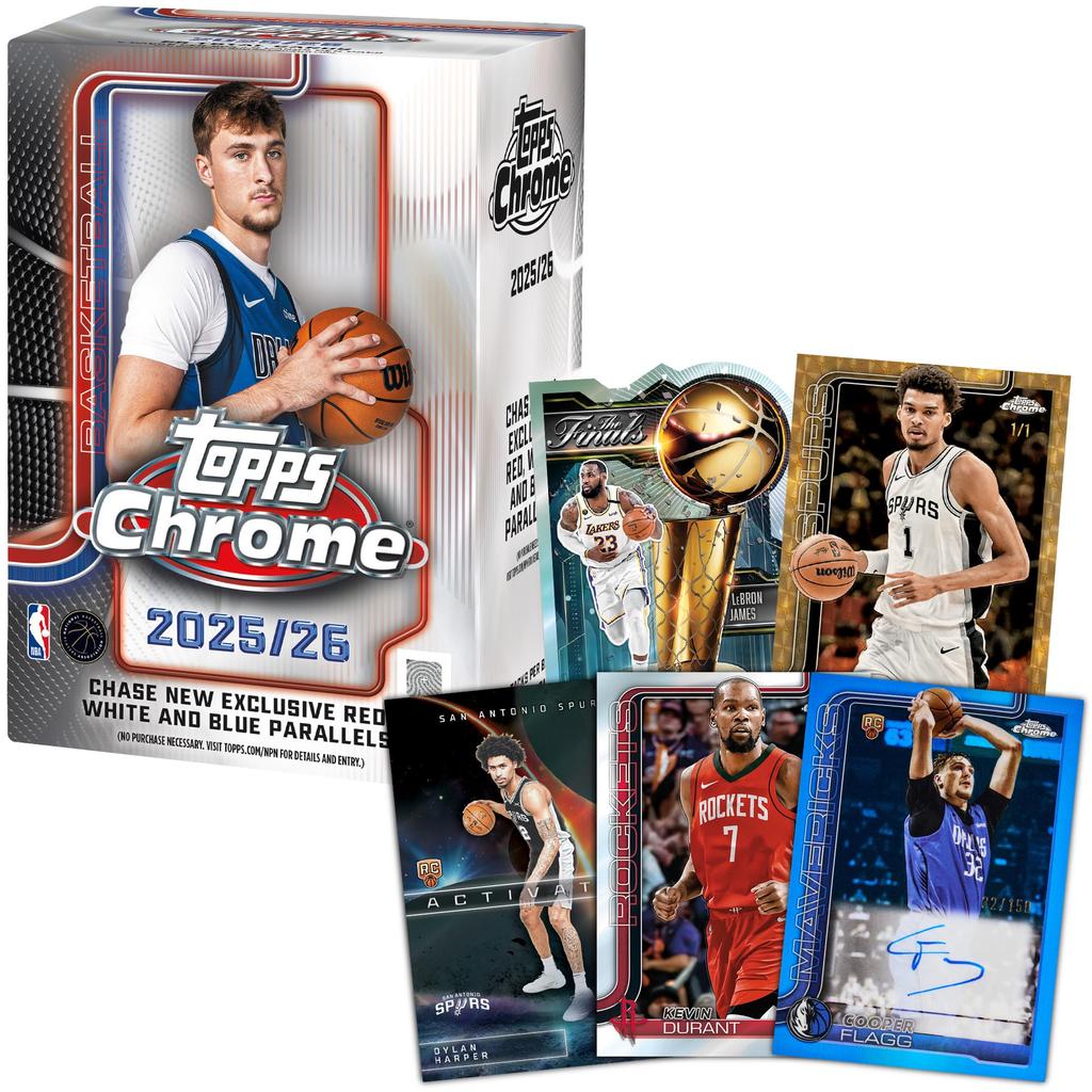 Topps Chrome Basketball Factory Sealed Value Box 2025-26 - -