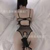 Man Desire Erotic Underwear Women's Polka Dot Perspective Suit Pure Desire Wind Lace Uniform Open File Temptation Wholesale