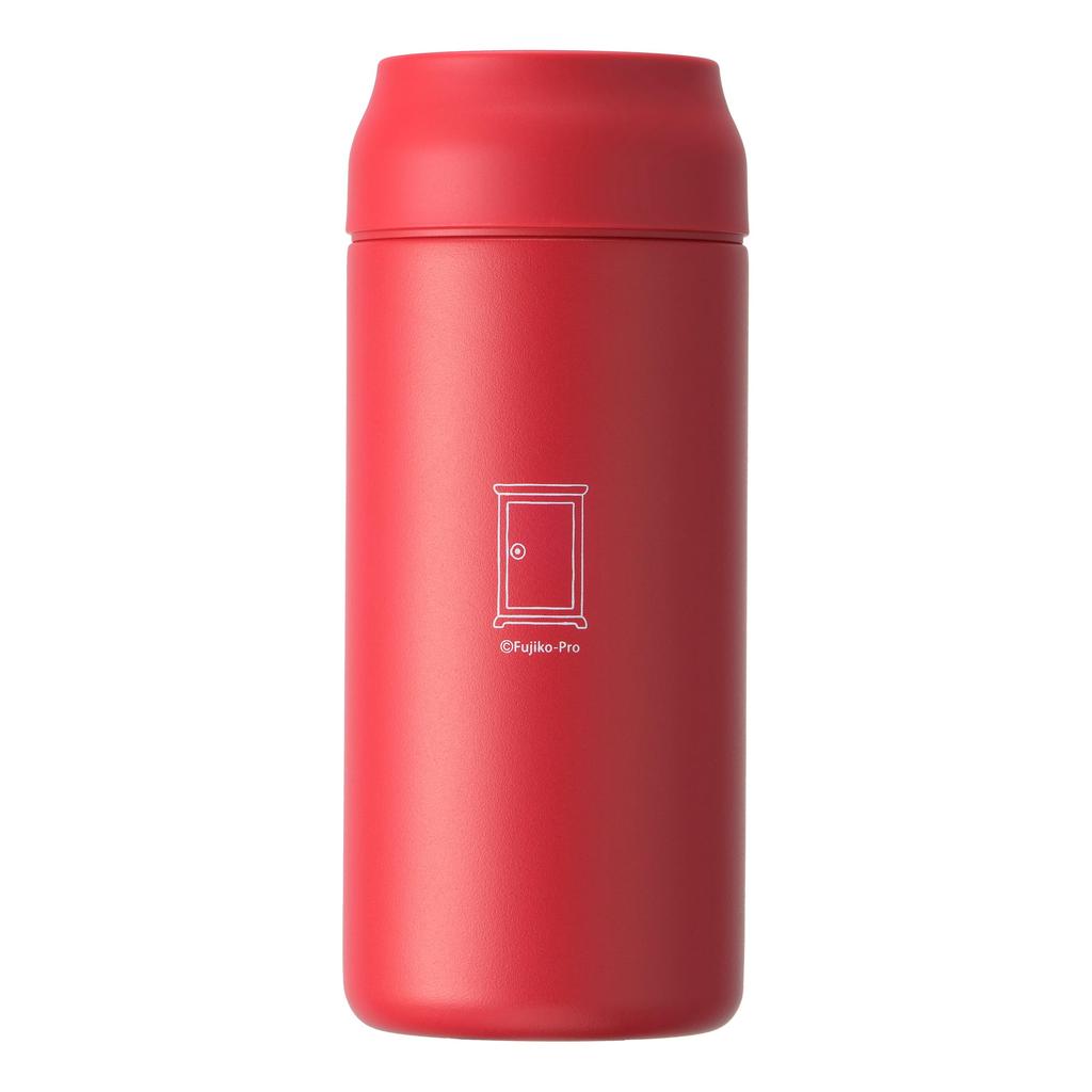 Thermo Mug ALLDAY Stainless Steel IDAL21RD "I'M DORAEMON" Bottle, 360ml, Red, Dorayaki,