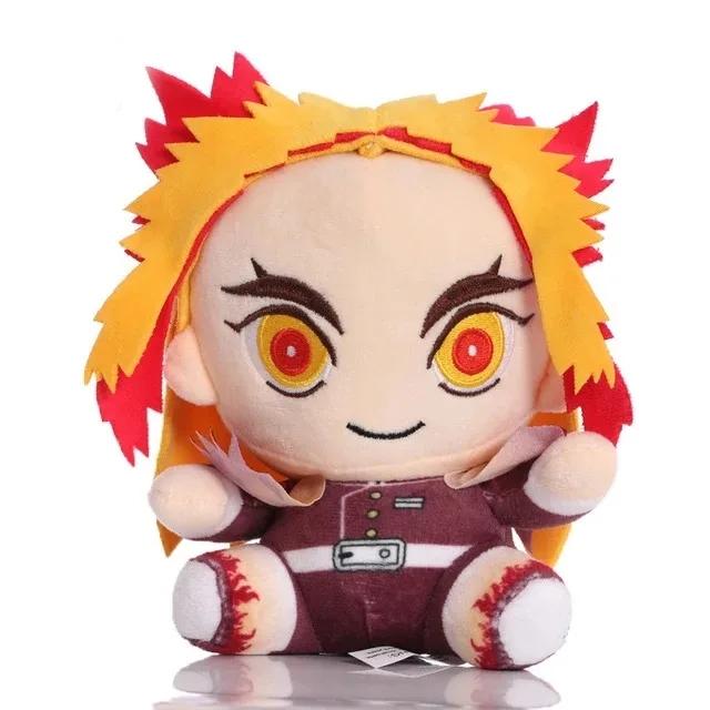 Demon Slayer Plush Stuffed Toys Tsugikuni Yoriichi Michikatsu Akaza Cartoon Anime Figure Doll Children Birthday Gift s Cuddly Fluffy Huggable Kawaii