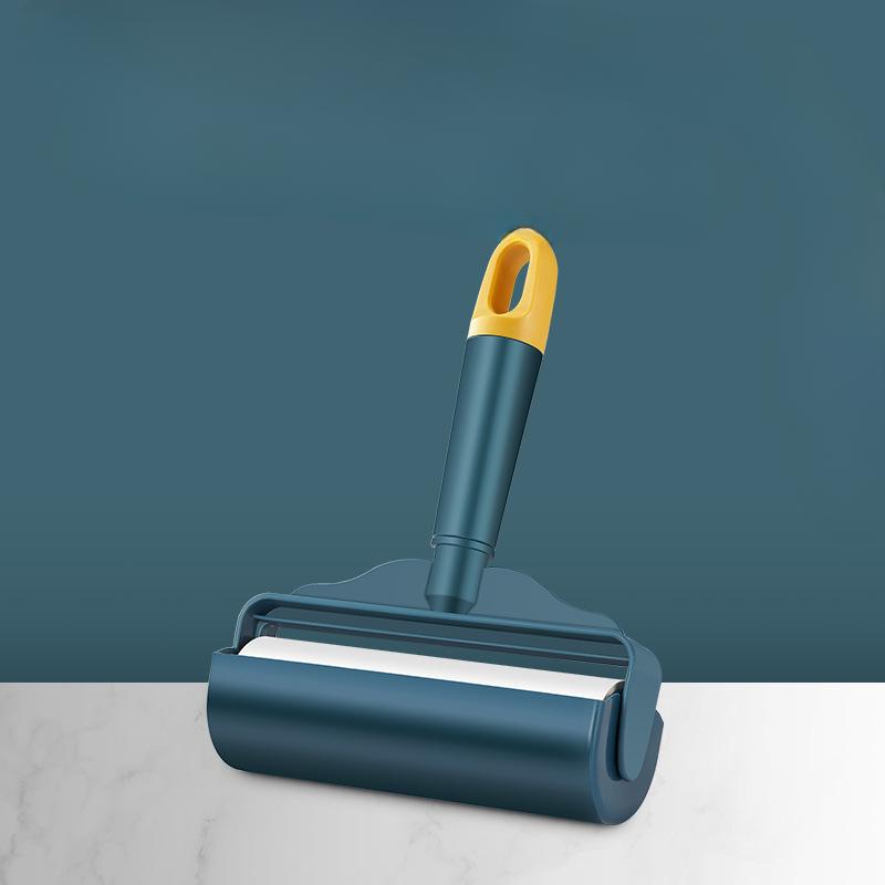 

Большой съемный валик для удаления ворса, роликовая щетка для удаления пыли, замена липкой бумаги, средство для удаления шерсти домашних животных 16cm синий/жёлтый