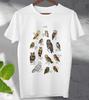 Owl Birds Nature T  Shirt Vintage Look Birds Lover Unisex  Men's Ladies Top