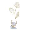Iron Leaf Crystal Ball Decor Decorative Exquisite Metal Leaf Crystal Ball Ornament Stylish Nordic Desk Decoration for