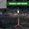 Portable Aluminum Alloy Tripod Lamp Stand - Adjustable Height, Three-Legged Base, Ideal for Outdoor Camping, Picnics, and Selfie Photography