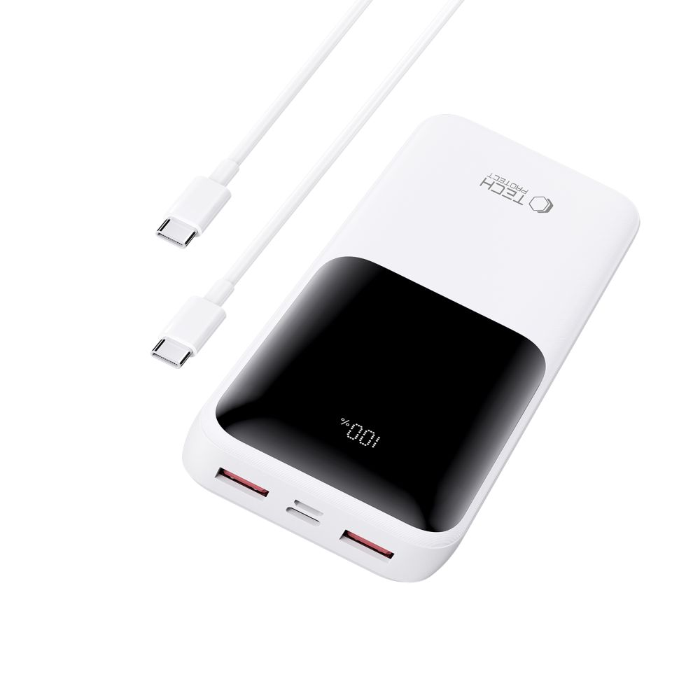 Tech-Protect Pb02 Power Bank 20000Mah 22.5W White