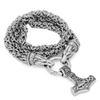 Men's High Quality Bear Head Viking Talisman Pendant Necklace