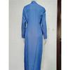 Women's Denim Maxi Dress Tencel Linen Cotton Blend Polo Collar Button Down Long Sleeve Casual Dress With Pockets