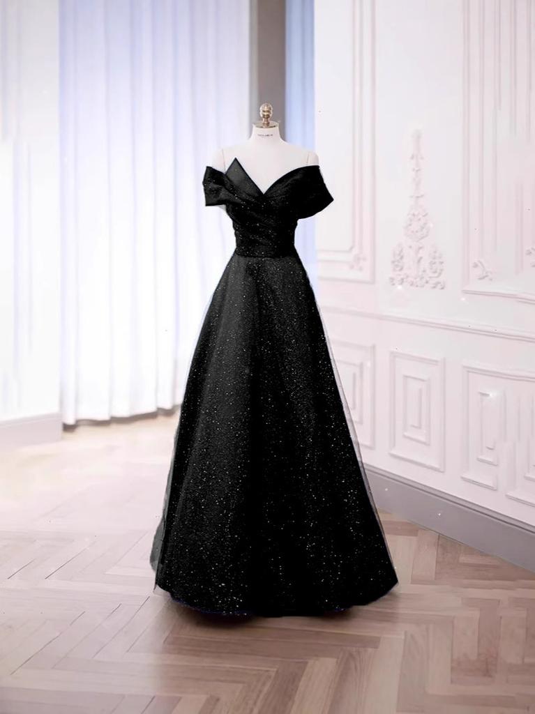 Chorus Costume Competition Dress Women's Blue Shoulder 1011 Fashion Temperament Elegant Evening Dress Summer