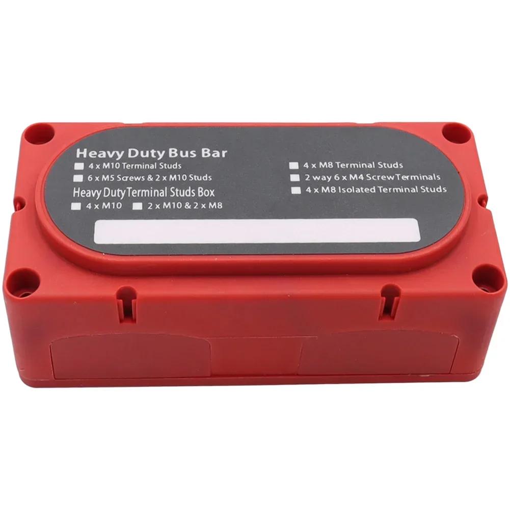 4 way busbar terminal block with M10 and M8 for reliable electrical connections in For RVs yachts automobiles and industry