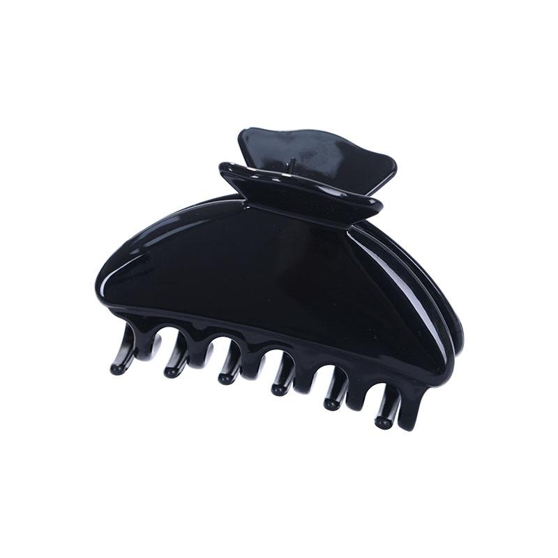 Princess on The Run Bow Hair Accessory Female Black Large Shark Clip Hair Accessory