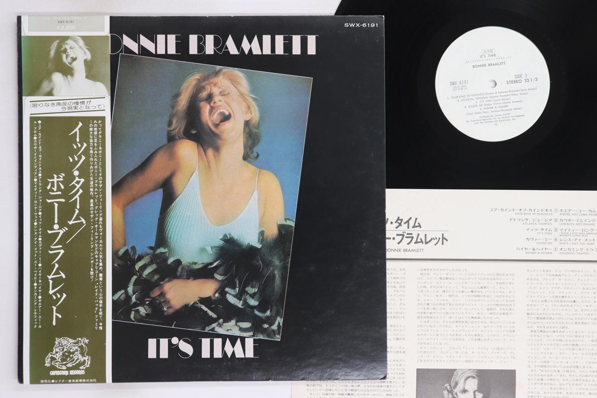 

LP Record BONNIE BRAMLETT - It s Time SWX6191PROMO CAPRICORN 1975 Japan Obi Rock Used