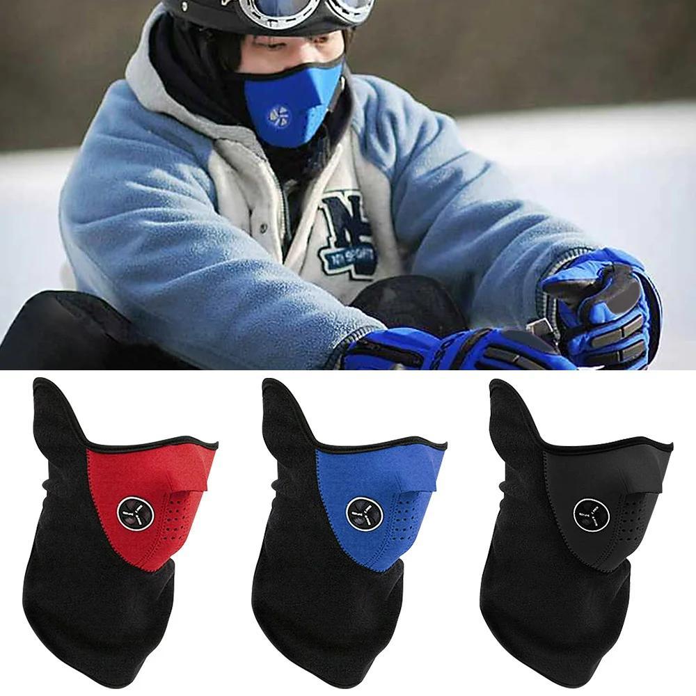 Unisex Motorcycle Warm Mask Neck Warm Snowboard Bike Riding Mask Scarf Accessories Windproof Outdoor Sports Ski Cycling Bicycle