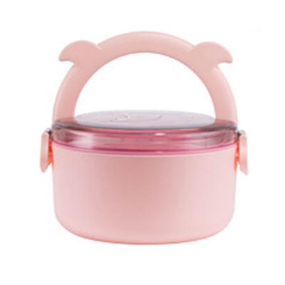 Utile Senza BPA Facile da Pulire 3 Colori Stile Nordico Cucchiaio Incluso Contenitore Bento per Esterno Contenitore Bento