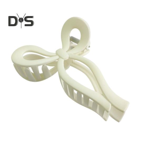 Women Hair Claw Bowknot Shape Anti-slip Design Hair Clip Back Head Large Hair Grip Clip Shark Hair Claw Hair Accessories