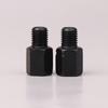 2Pcs Motorcycle Rearview Mirrors Conversion Black Mirror Adapters M10 10Mm M8 8Mm Bolt Clockwise Anti-Clock Right Left Thread