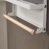 Refrigerator Side Shelf: Multi-functional Kitchen Storage Rack for Paper Towels & Plastic Wrap