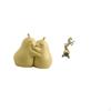Ceramic Bookend Pear Stand with Horse Statue Art Craft Ornament Fine Workmanship Collectible Resin