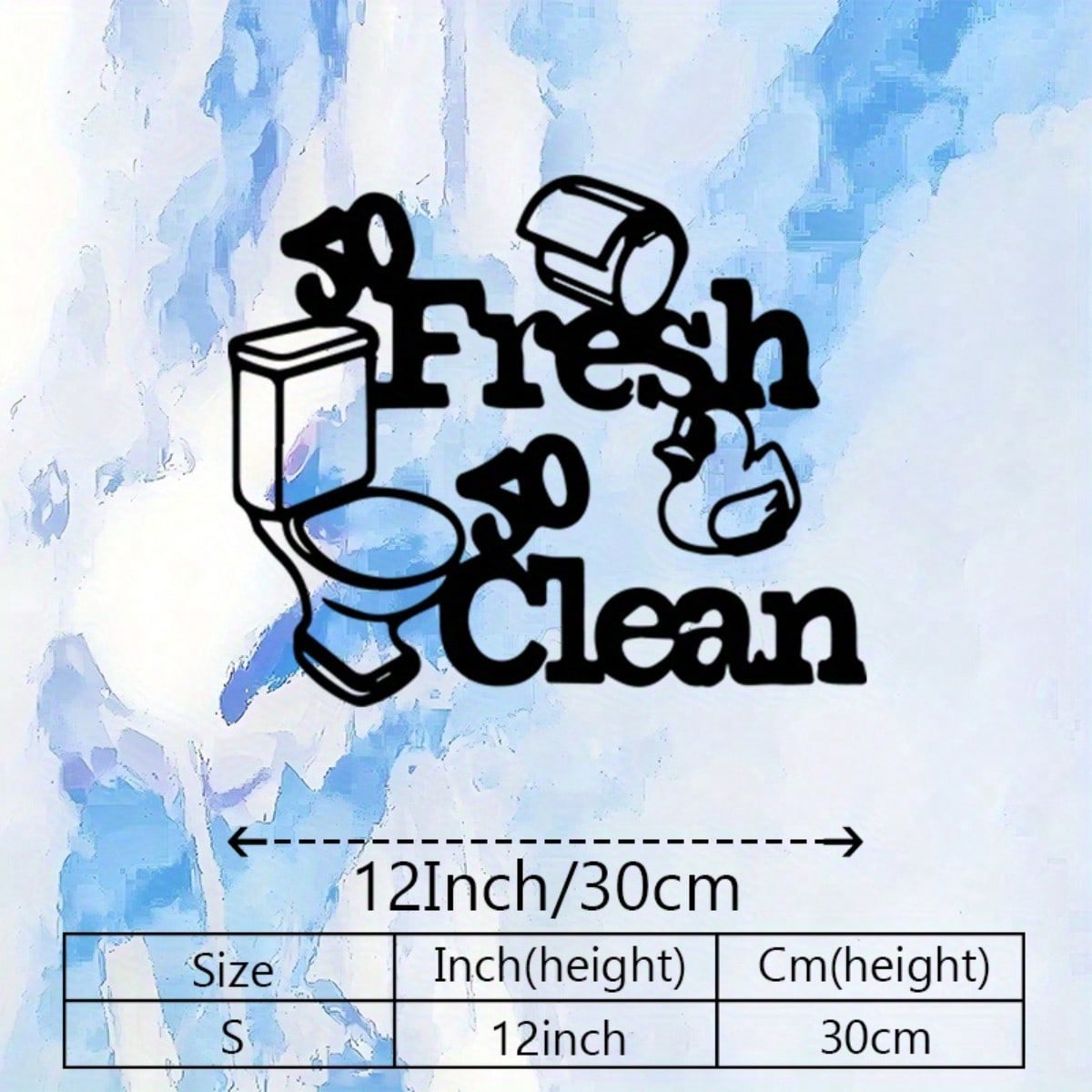 

Vintage Wrought Iron Bathroom Wall Art Luxury Spa Decor Sculpture Housewarming Gift різнокольоровий