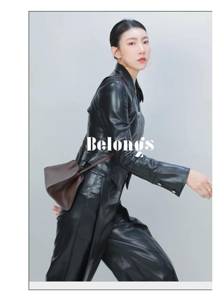 The Row Genuine Leather Saddle Bag - Peggy Light Luxury, Versatile Fashion Shoulder & Underarm Bag