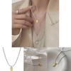 Trendy Gold Oval Love Letter Pendant Necklace For Women Perfect For Casual And Formal Wear