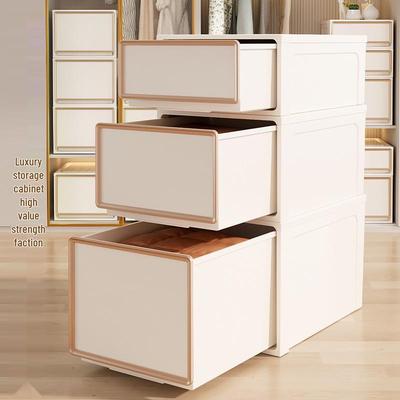 Plastic Storage Cabinet: Large Capacity Drawer Organizer for Clothes and Underwear