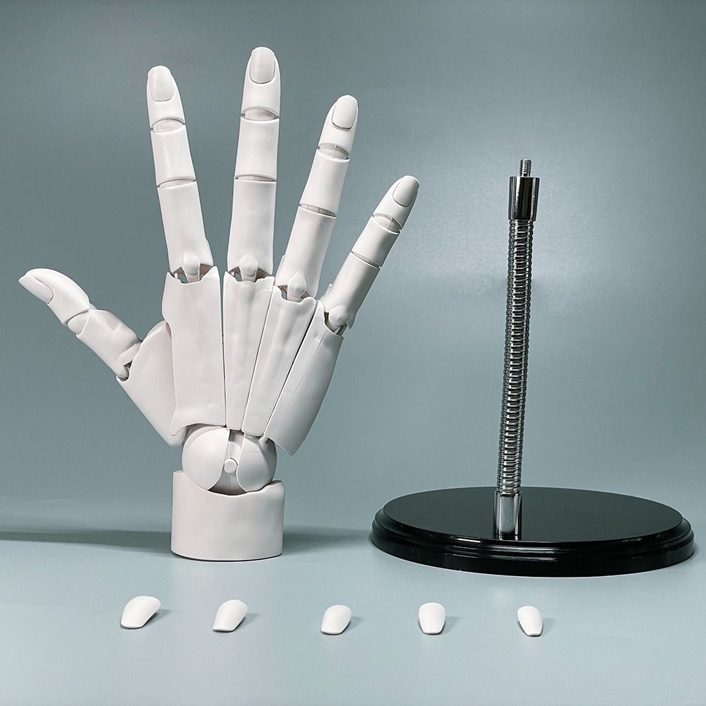 Artist Drawing Manikin Fexible Hand Model Movable 1:1 Artist Mannequin Hand Shape With Posable Fingers PVC Mannequin Figure