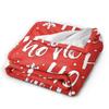 New Year Plaid & Pattern Warm Soft Blanket  Girls Boys Plush Throw Blanket Print Outdoor Flannel Bedspread Sofa Bed Cover