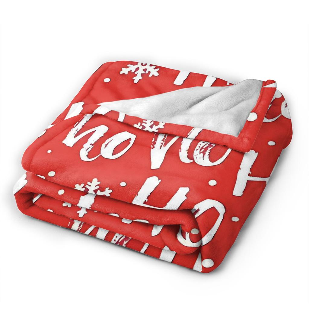 New Year Plaid & Pattern Warm Soft Blanket Girls Boys Plush Throw Blanket Print Outdoor Flannel Bedspread Sofa Bed Cover