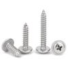304 Stainless Steel Phillips Pan Head Self-Tapping Screw with Washer and Spacer (Sizes: M2, M2.6, M3, M4, M5, M6)