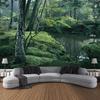 Natural Forest Waterfall Tapestry Bohemian Jungle Wall Hanging Home Art Decoration Living Room Bedroom Background Poster