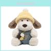 Peluche Con Tessuto a Pelo Lungo Forma di Cane Carino Per Bambini e Regalo