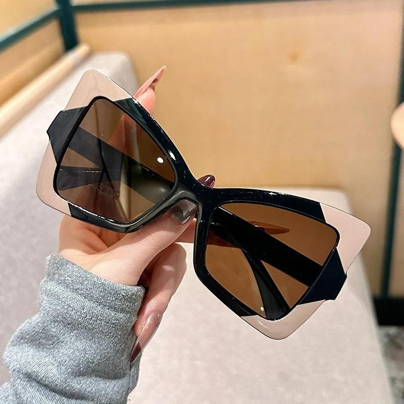 Butterfly Frame Women's Fashion Sunglasses Casual Cute Summer Bright Color Suitable for Travel Beach Accessories