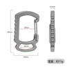 Titanium Alloy Multi-functional Keychain EDC Wrench Bottle Opener Car Key Bag Chain Outdoor Toggle Hook Hook Hardware Hanger