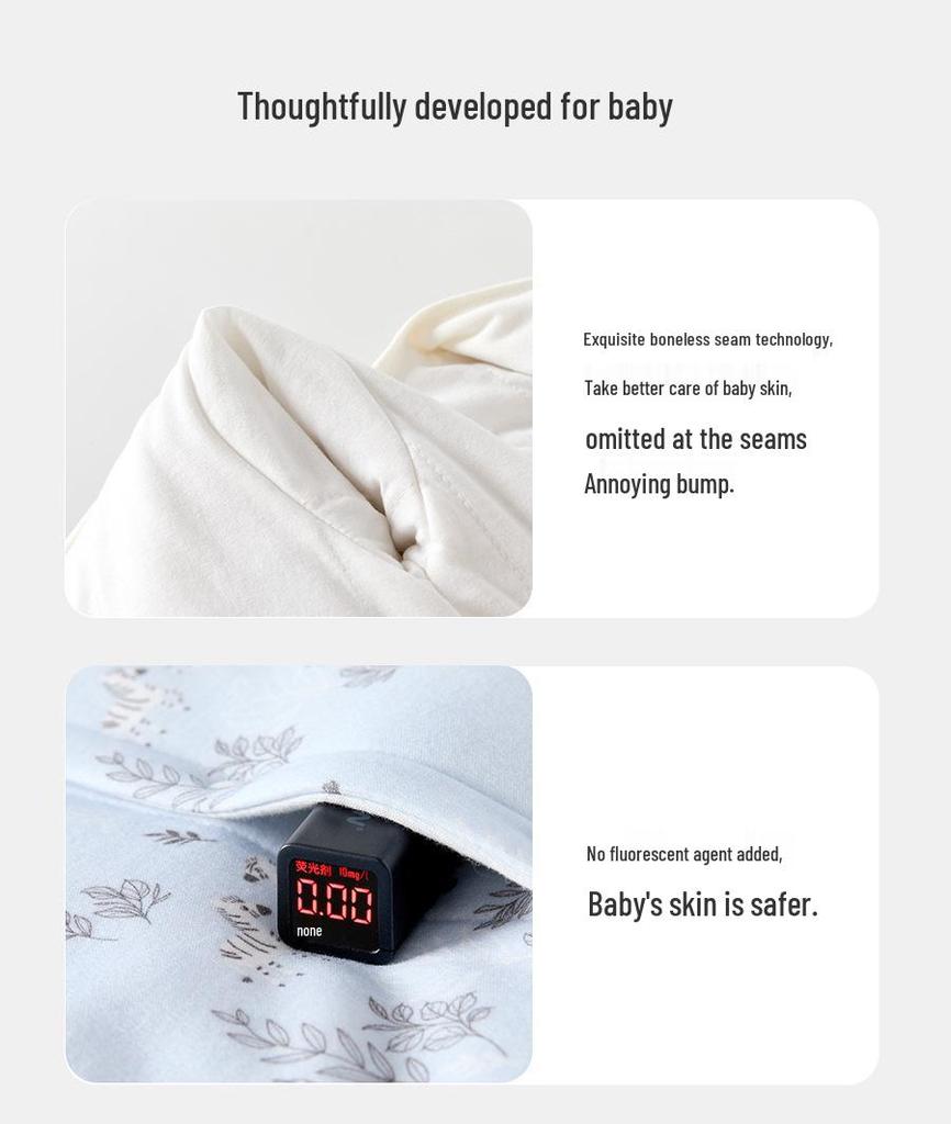 Gesteppter Langarm-Baby-Strampler: Warmer Herbst-/Winter-Einteiler (120g)