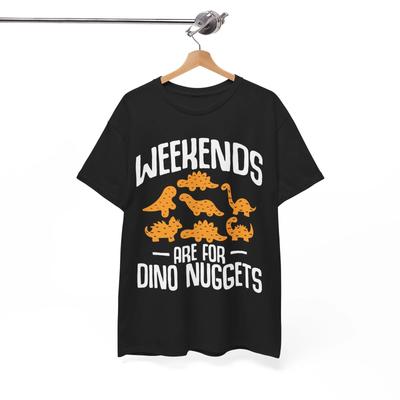Maglietta Dinosauro | I Weekend Sono Per i Nuggets di Dinosauro | Maglietta T-Rex Giurassico