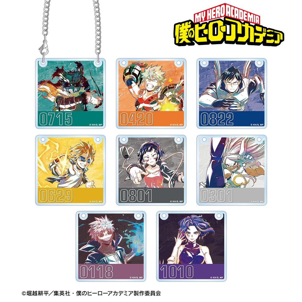 TV Anime "My Hero Academia" Trading Ani Art Vol. 8 Acrylic Door Plate Style Charm Ver. B Box of 8