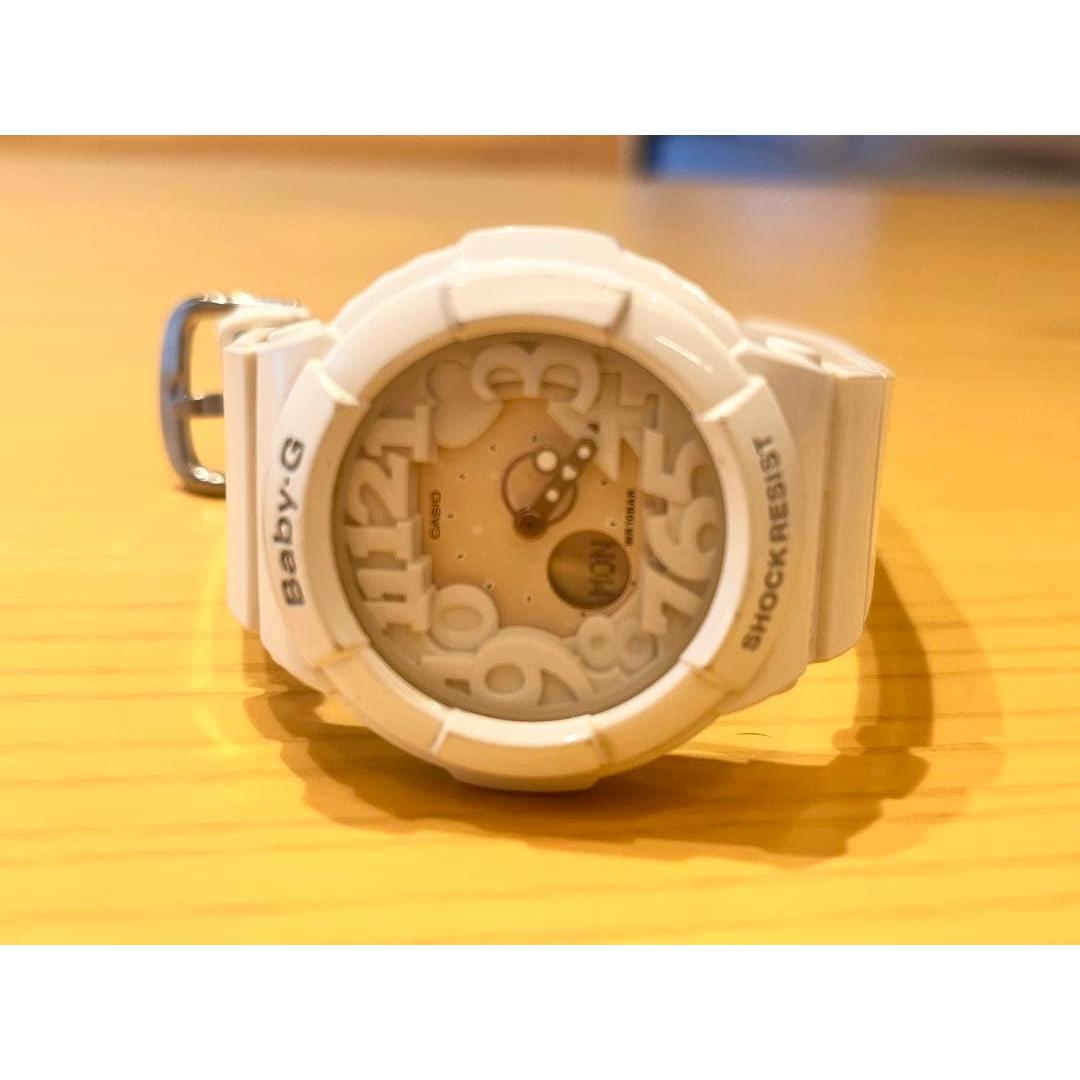 Used [Used] CASIO Baby-G White Digital Watch White