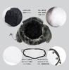 Winter Pilot Cap with Ear Winter Hat for Boys and Windproof and Ski Winter Outdoor Black Kids' Flaps, Girls, Warm, Cap, Sports, Warmth,