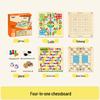 Multi-functional 4-in-1 Kids Chess & Board Game Set