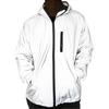 Reflektierender Windbreaker mit Kapuze Mode Laufjacke mit Tasche