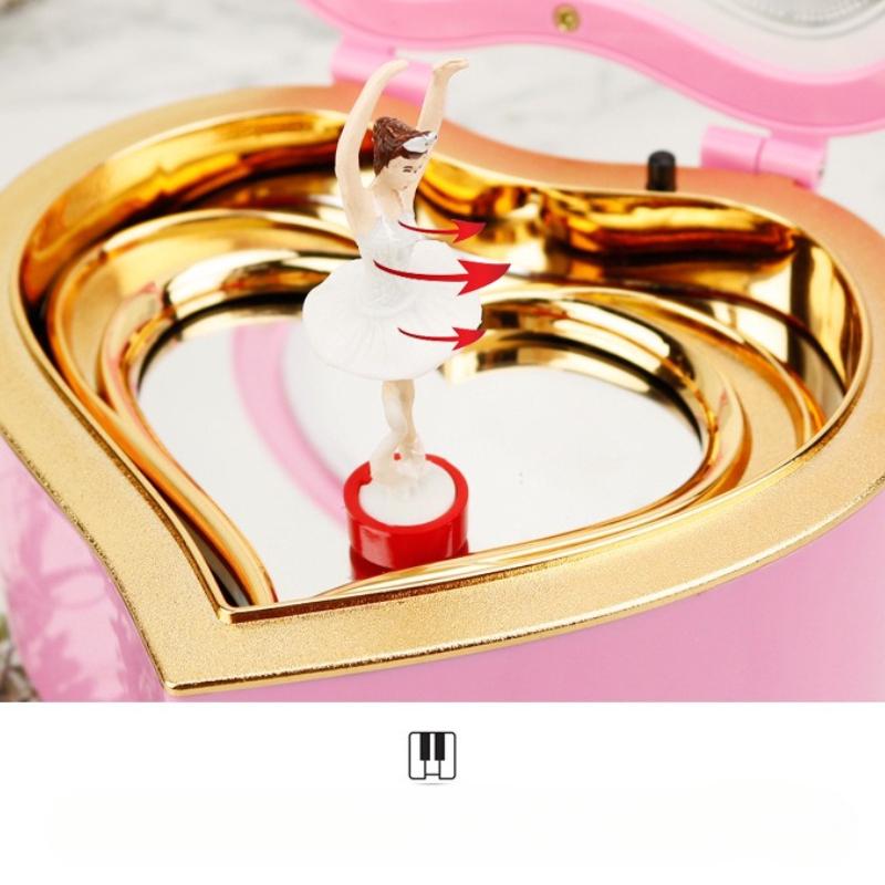 1Pc Company Employee Benefits Dancing Girl Music Box, Kindergarten School Student Gift Music Box